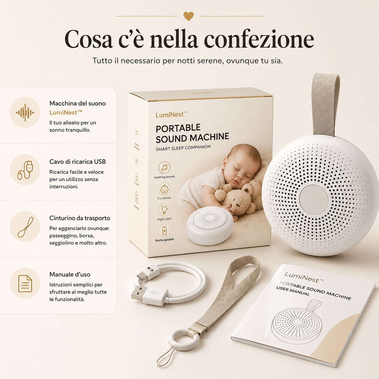 LumiNest™ Baby Sleep Companion